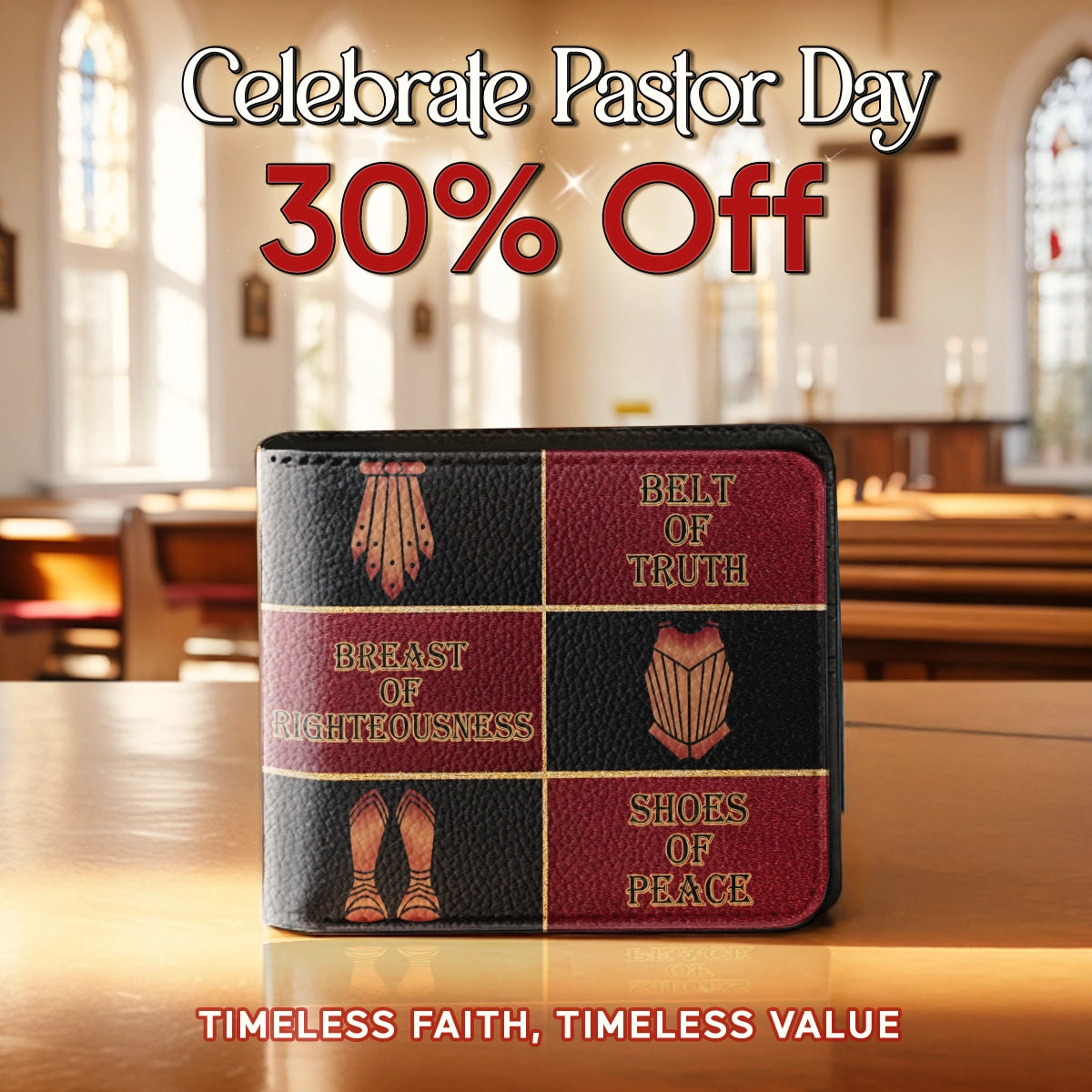 ShiningFaith Spiritual Armor Men's Wallet